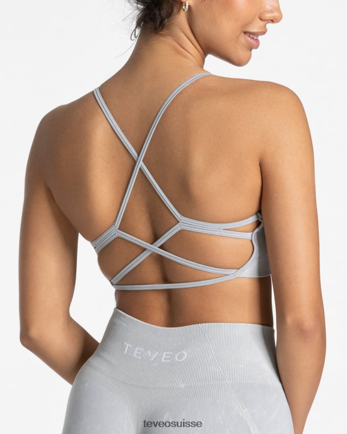 vêtements femmes TEVEO 40204P280 acide bh gris clair