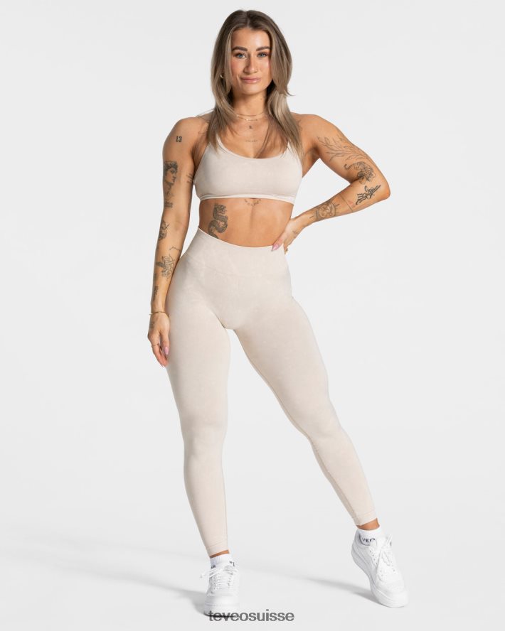 vêtements femmes TEVEO 40204P281 acide bh sable