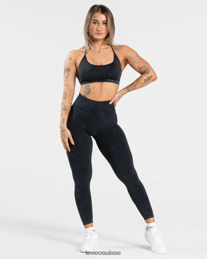 vêtements femmes TEVEO 40204P282 acide bh noir