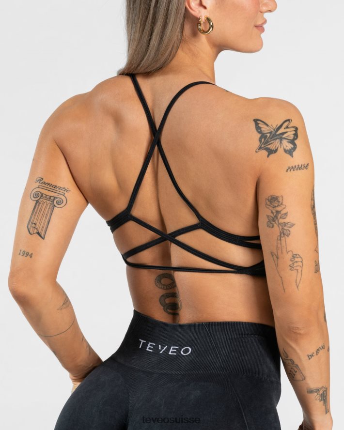 vêtements femmes TEVEO 40204P282 acide bh noir