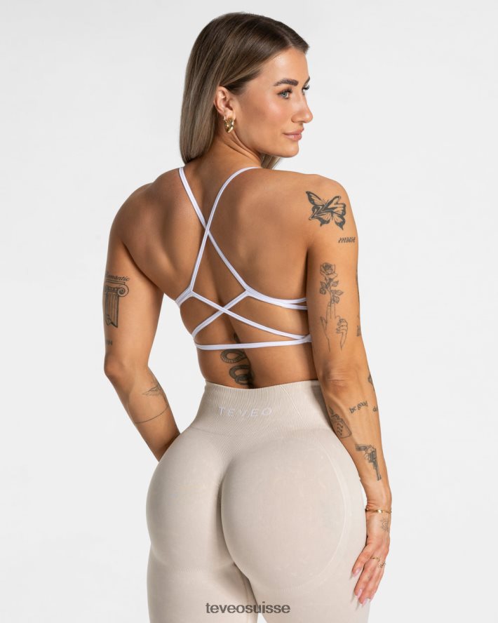 vêtements femmes TEVEO 40204P283 acide bh blanc