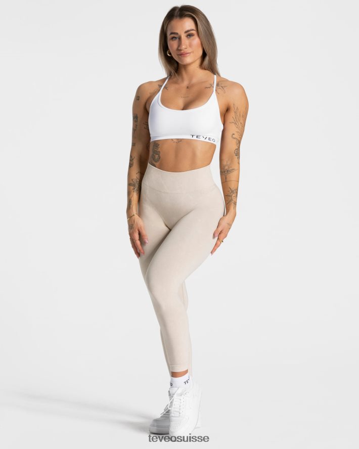 vêtements femmes TEVEO 40204P283 acide bh blanc