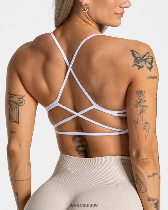 vêtements femmes TEVEO 40204P283 acide bh blanc