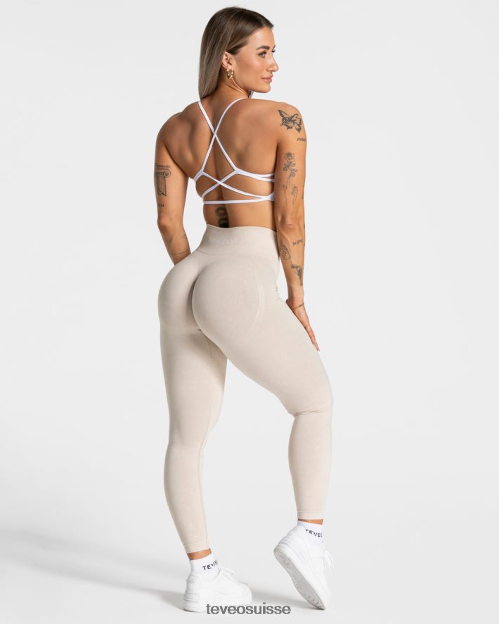 vêtements femmes TEVEO 40204P283 acide bh blanc