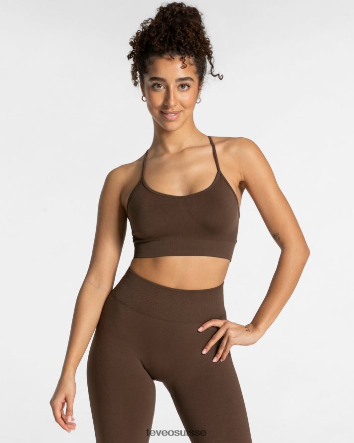 vêtements femmes TEVEO 40204P285 élever bh marron foncé