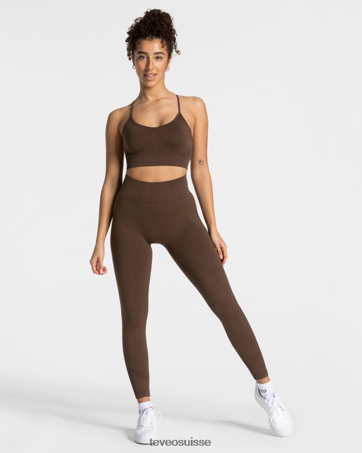 vêtements femmes TEVEO 40204P285 élever bh marron foncé