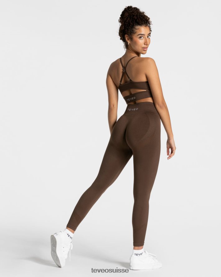 vêtements femmes TEVEO 40204P285 élever bh marron foncé