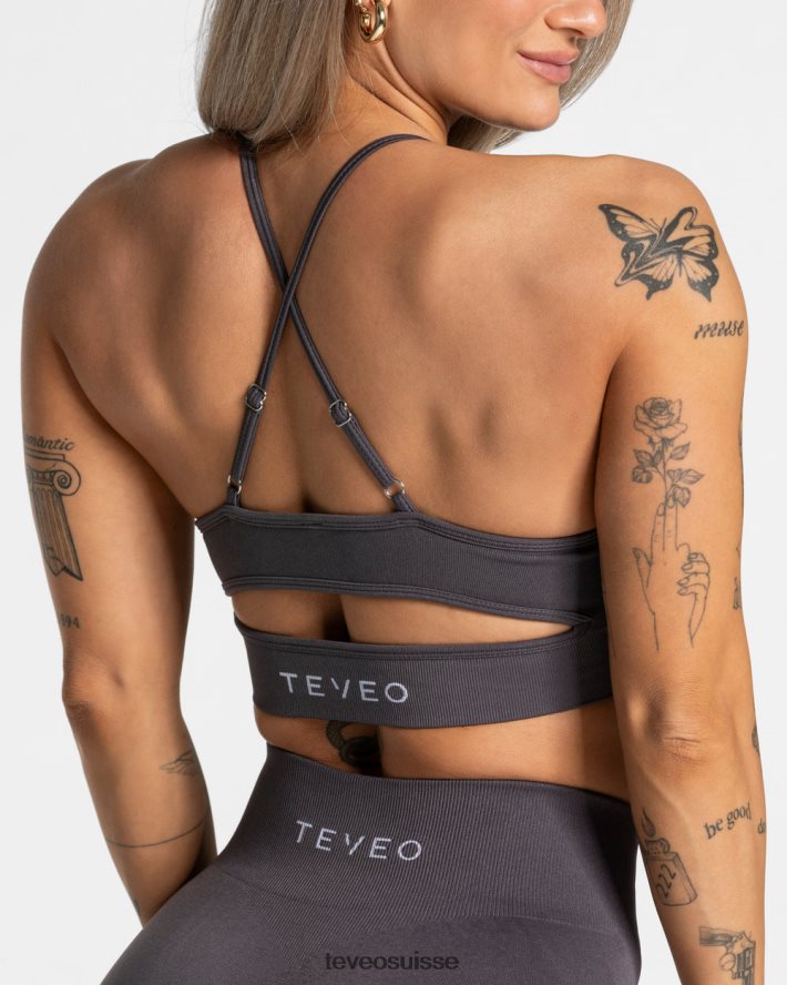 vêtements femmes TEVEO 40204P286 élever bh gris foncé