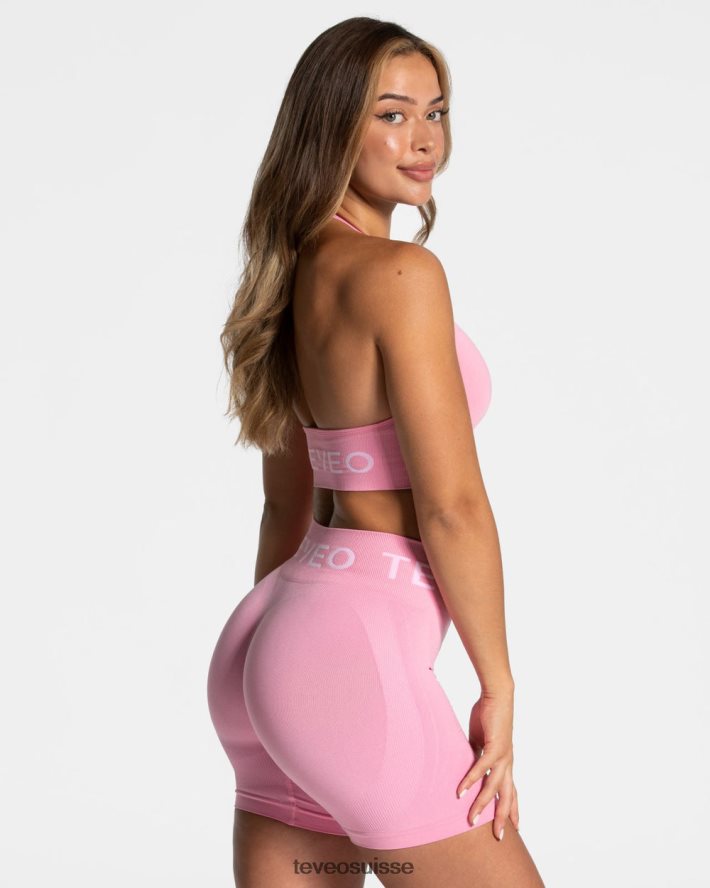 vêtements femmes TEVEO 40204P307 porte-cou signature bh rose