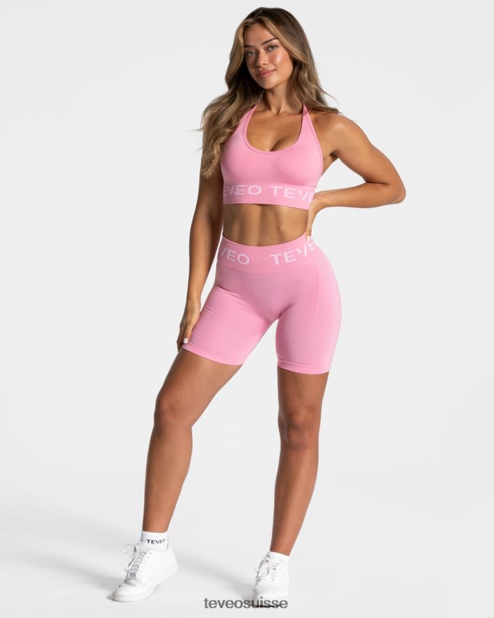 vêtements femmes TEVEO 40204P307 porte-cou signature bh rose