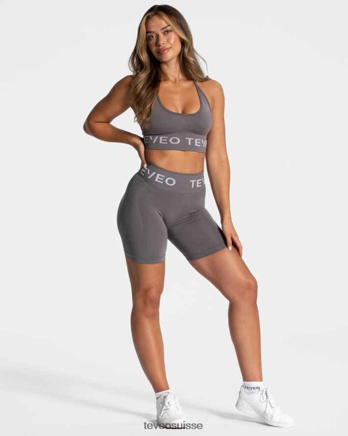 vêtements femmes TEVEO 40204P311 porte-cou signature bh graphite