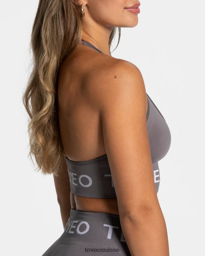vêtements femmes TEVEO 40204P311 porte-cou signature bh graphite