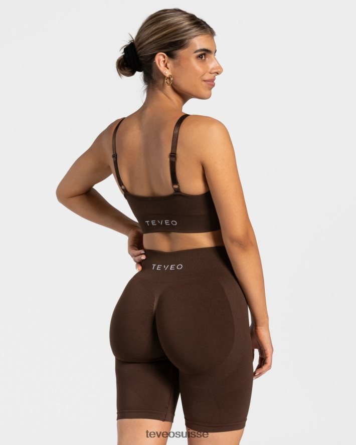 vêtements femmes TEVEO 40204P315 charmant chouchou bh brun