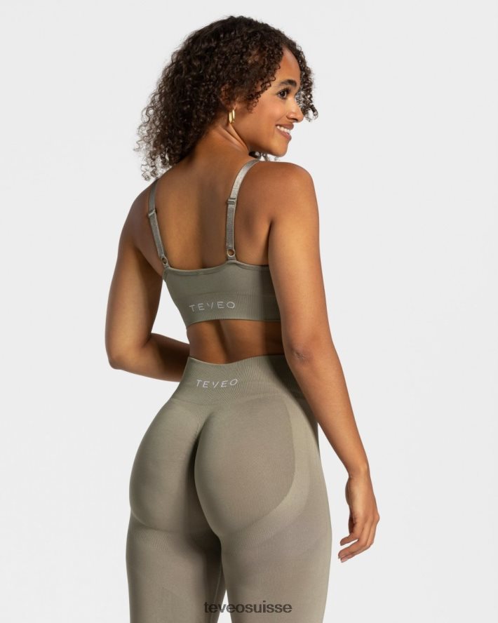 vêtements femmes TEVEO 40204P316 charmant chouchou bh kaki