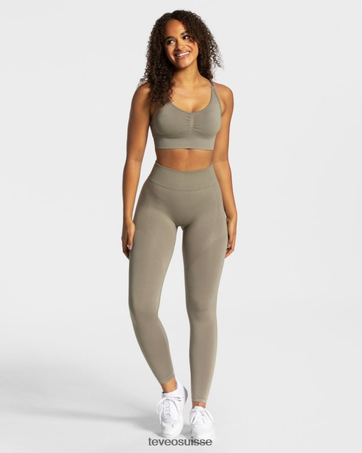 vêtements femmes TEVEO 40204P316 charmant chouchou bh kaki