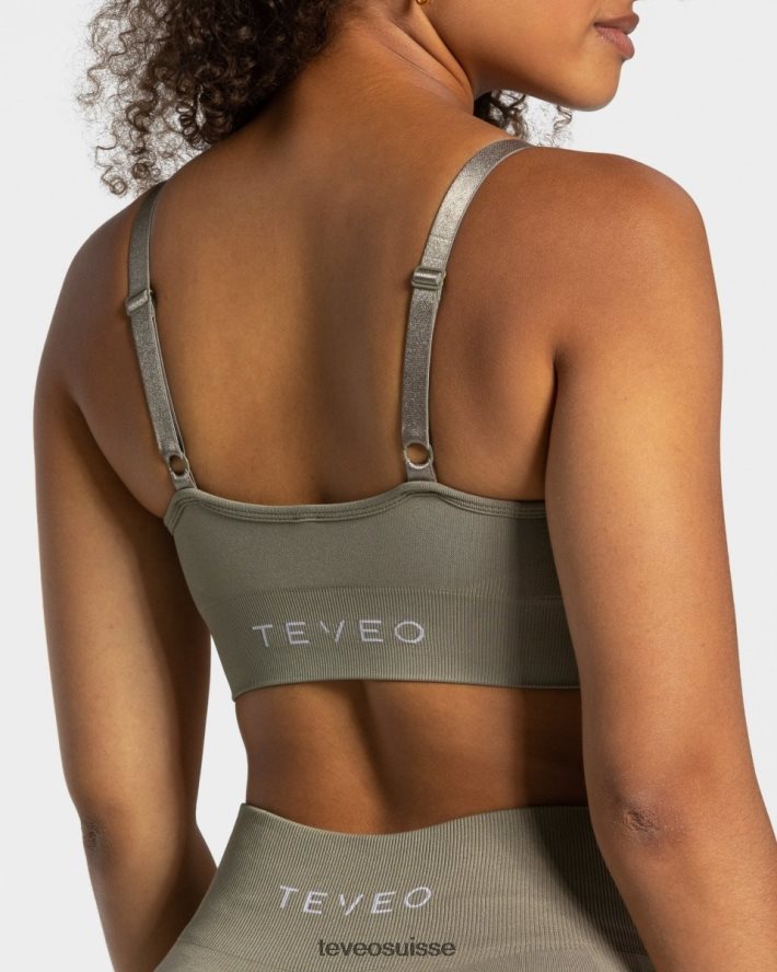 vêtements femmes TEVEO 40204P316 charmant chouchou bh kaki