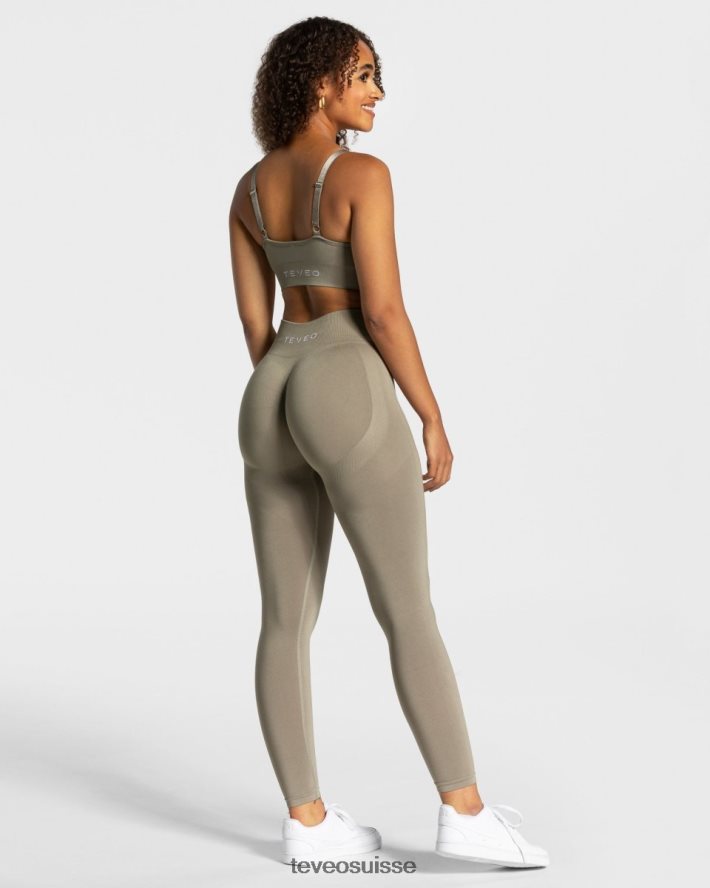 vêtements femmes TEVEO 40204P316 charmant chouchou bh kaki