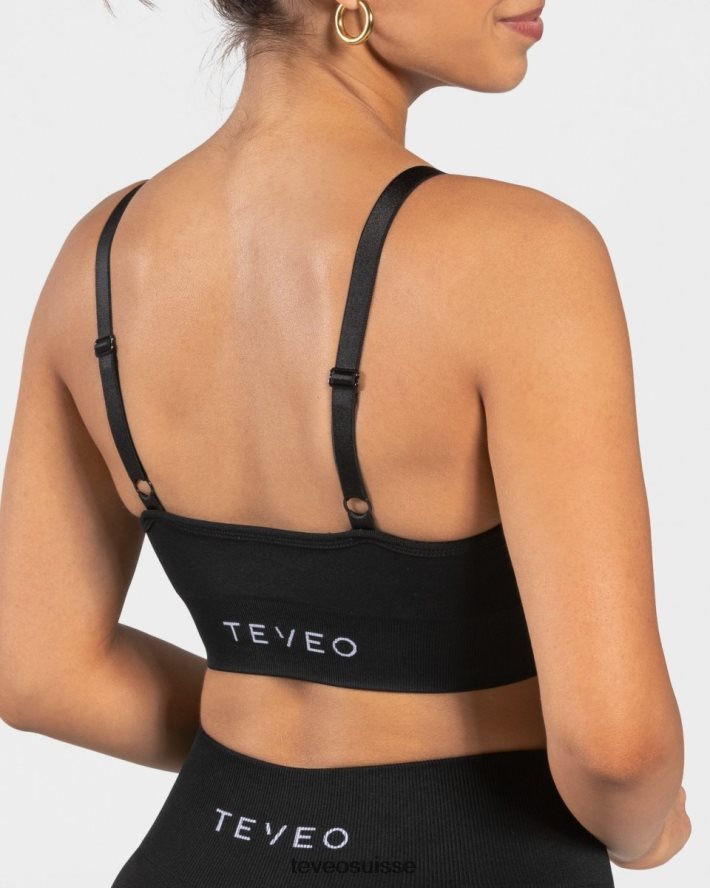 vêtements femmes TEVEO 40204P317 charmant chouchou bh noir
