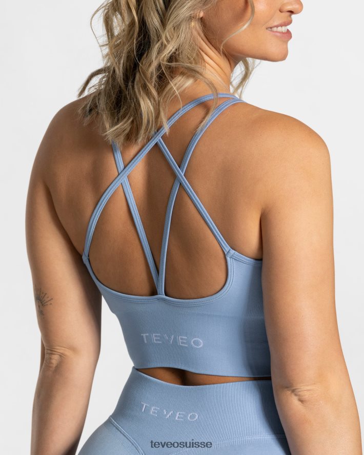 vêtements femmes TEVEO 40204P319 soutien-gorge tendance bleu