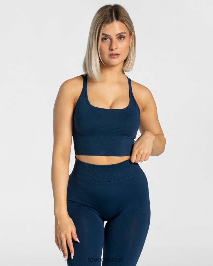 vêtements femmes TEVEO 40204P320 soutien-gorge tendance bleu foncé