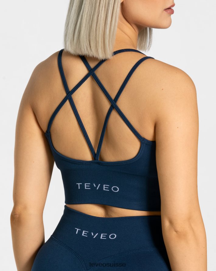 vêtements femmes TEVEO 40204P320 soutien-gorge tendance bleu foncé