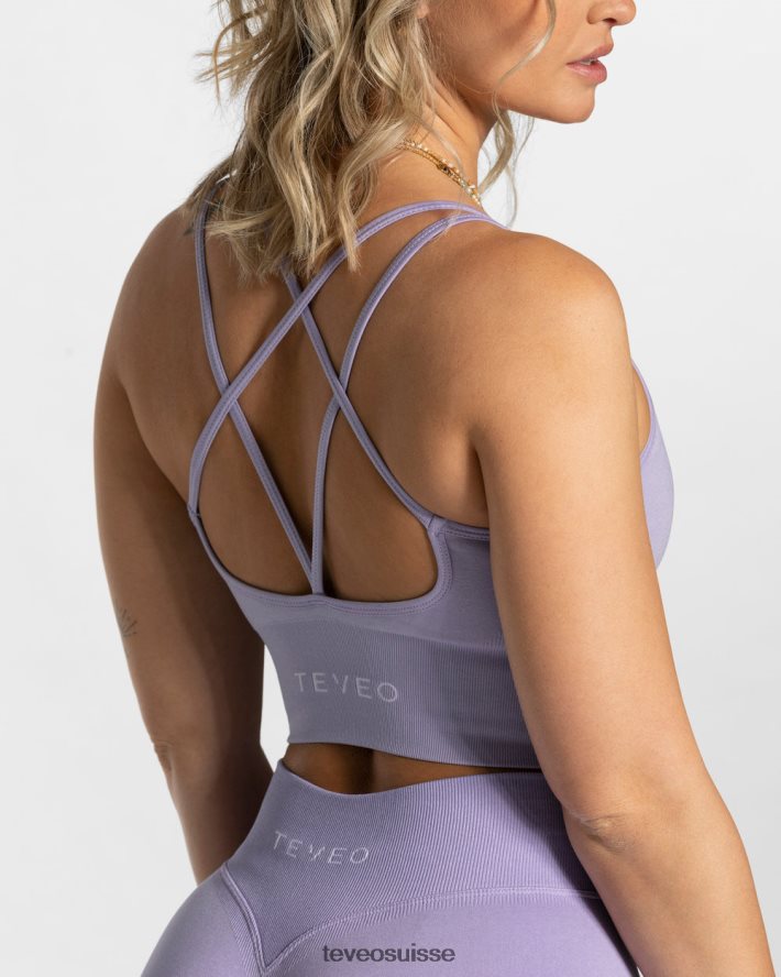 vêtements femmes TEVEO 40204P321 déclaration bh lilas