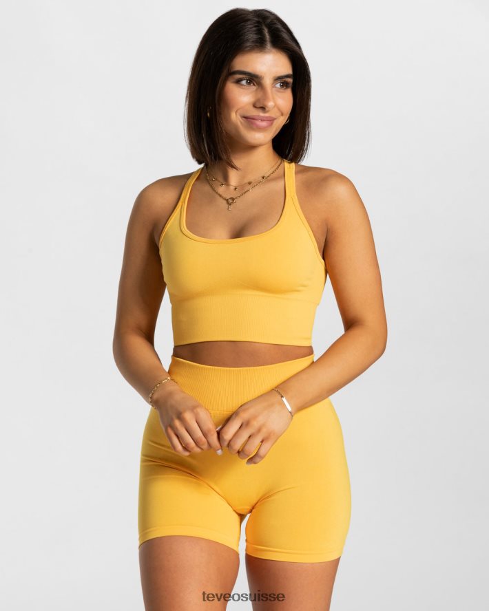 vêtements femmes TEVEO 40204P322 soutien-gorge tendance jaune