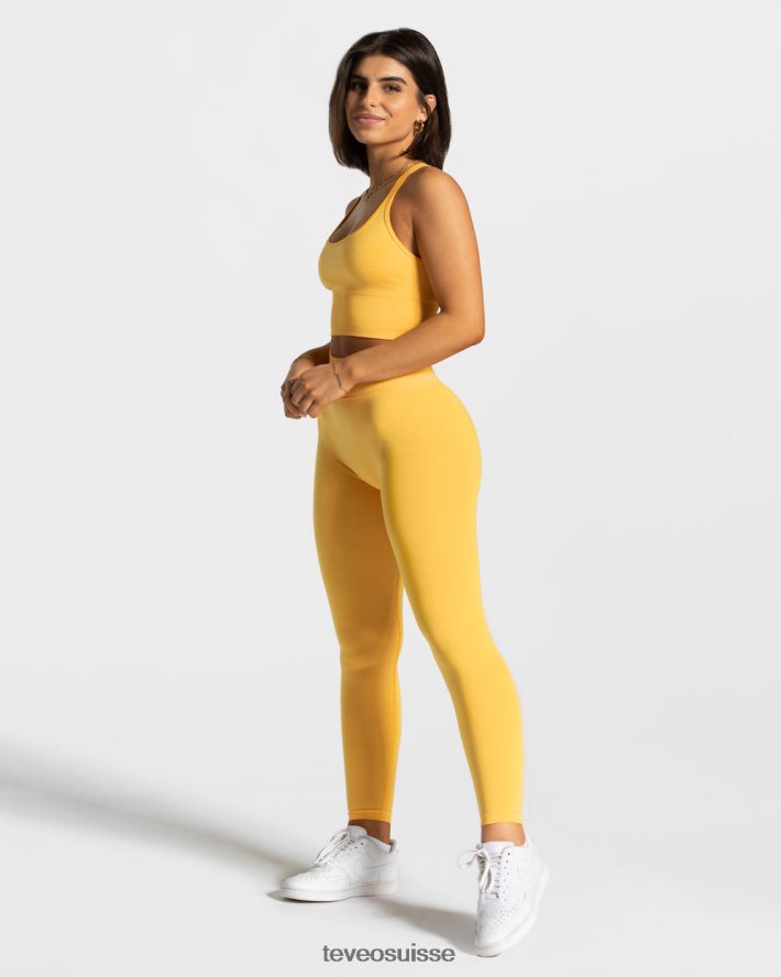 vêtements femmes TEVEO 40204P322 soutien-gorge tendance jaune