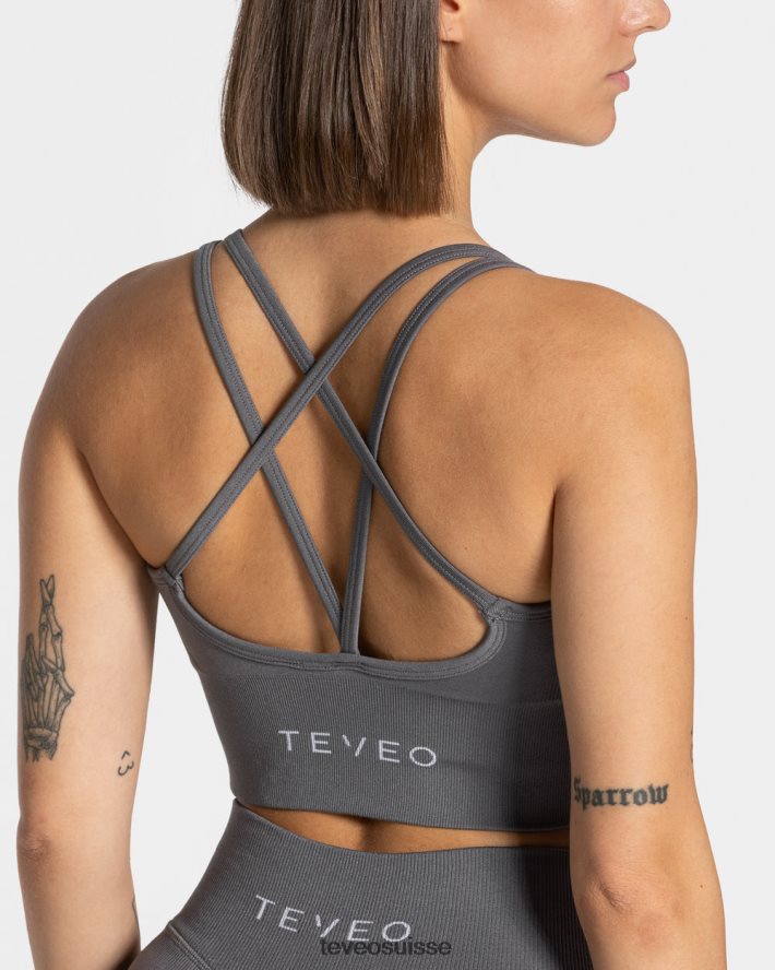 vêtements femmes TEVEO 40204P323 déclaration bh graphite