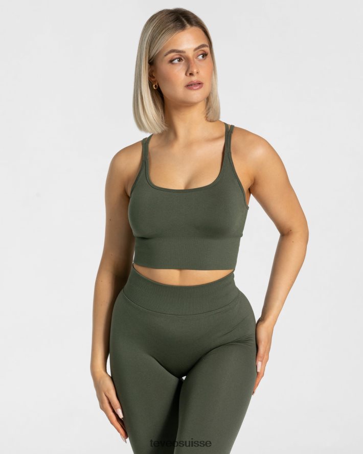 vêtements femmes TEVEO 40204P326 déclaration bh kaki