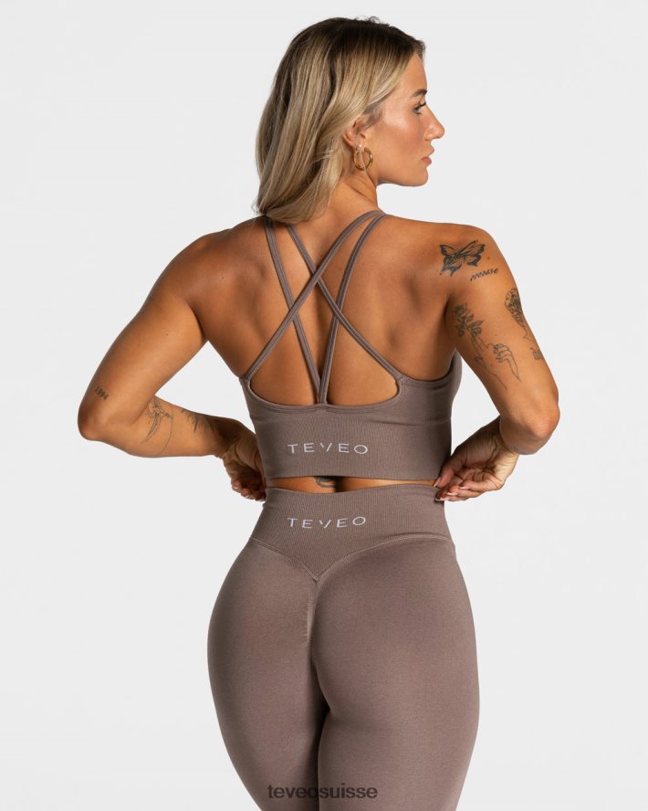 vêtements femmes TEVEO 40204P327 déclaration bh moka