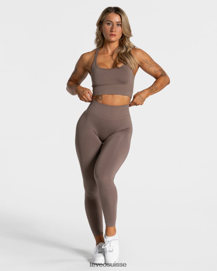 vêtements femmes TEVEO 40204P327 déclaration bh moka