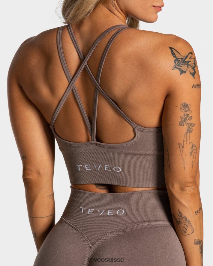 vêtements femmes TEVEO 40204P327 déclaration bh moka