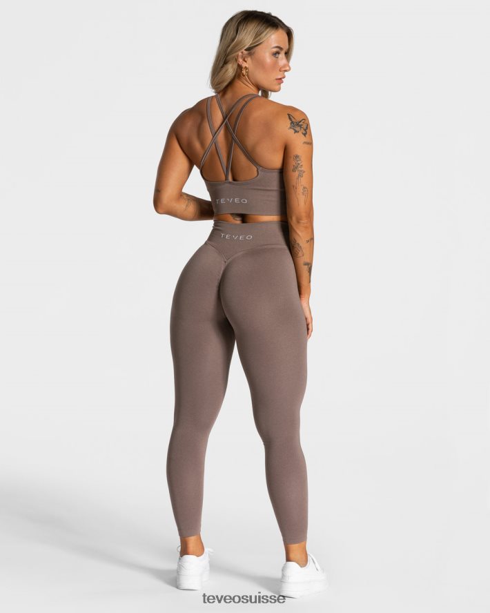 vêtements femmes TEVEO 40204P327 déclaration bh moka