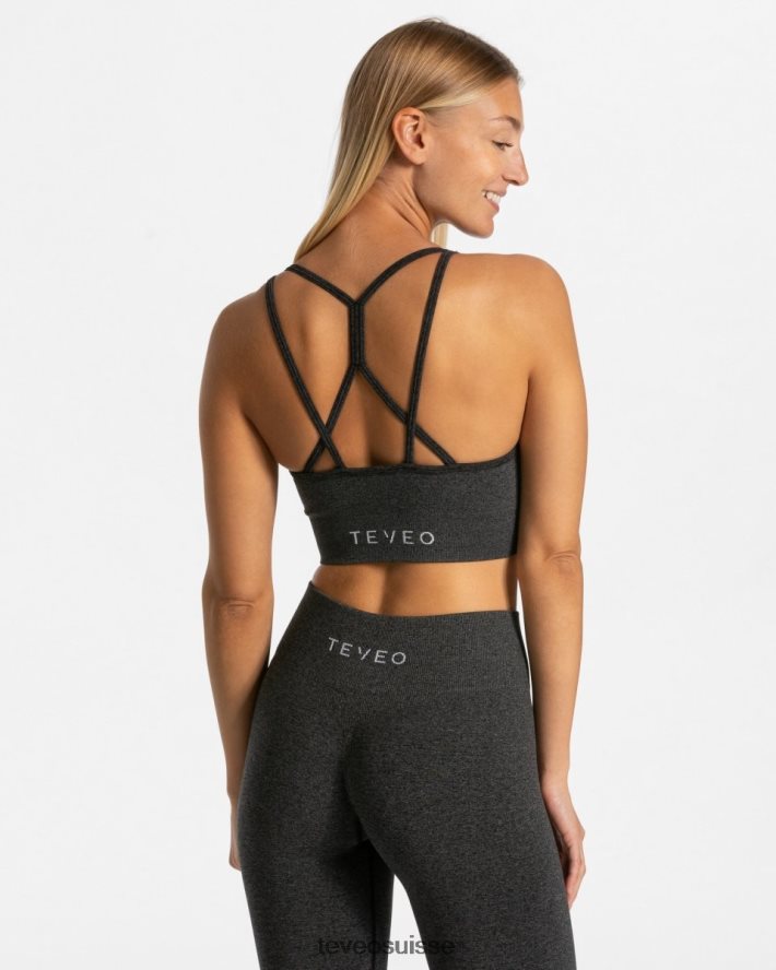 vêtements femmes TEVEO 40204P332 scrunch intemporel bh gris foncé