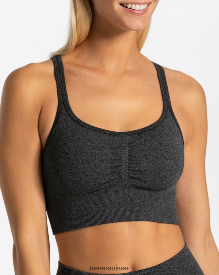 vêtements femmes TEVEO 40204P332 scrunch intemporel bh gris foncé