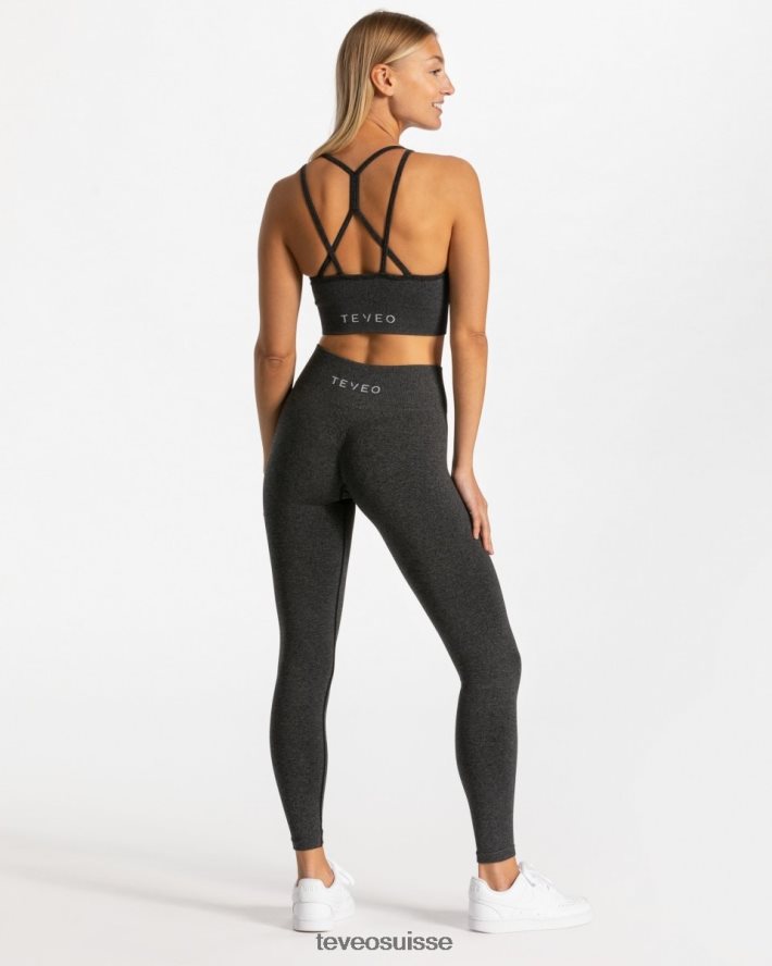 vêtements femmes TEVEO 40204P332 scrunch intemporel bh gris foncé