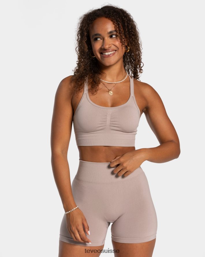 vêtements femmes TEVEO 40204P334 scrunch intemporel bh poussière