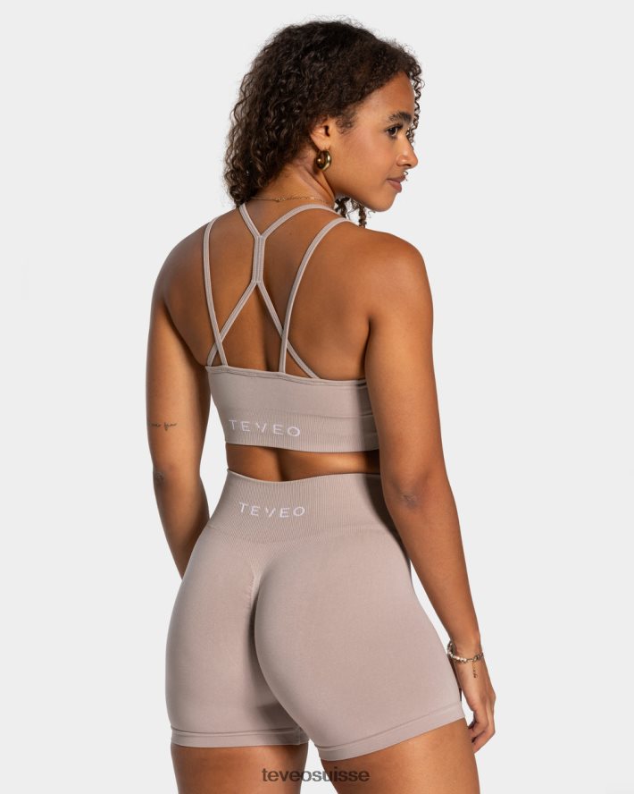 vêtements femmes TEVEO 40204P334 scrunch intemporel bh poussière