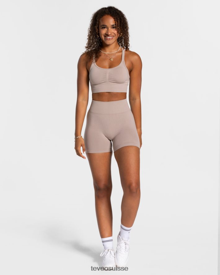 vêtements femmes TEVEO 40204P334 scrunch intemporel bh poussière