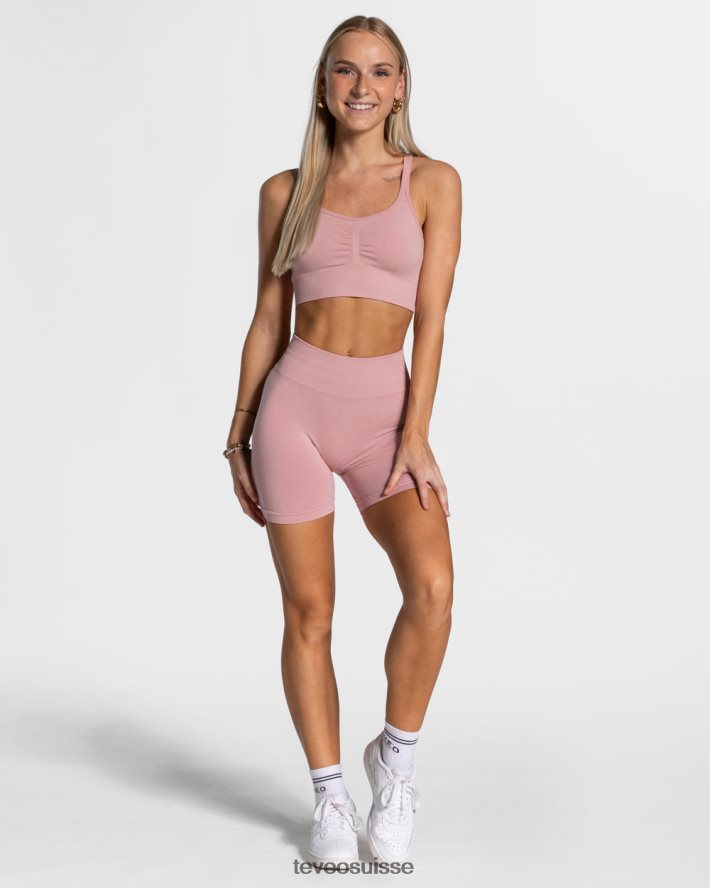 vêtements femmes TEVEO 40204P340 scrunch intemporel bh rose
