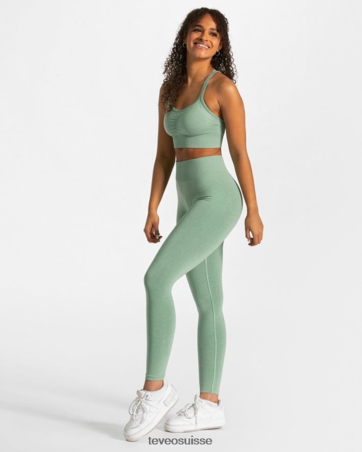 vêtements femmes TEVEO 40204P341 scrunch intemporel bh sage