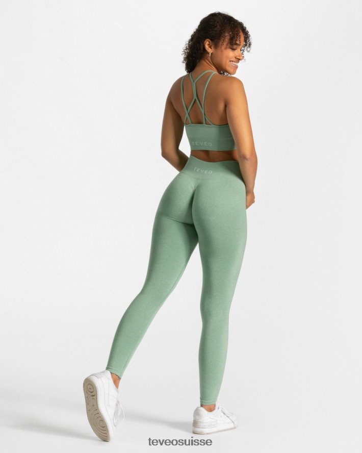 vêtements femmes TEVEO 40204P341 scrunch intemporel bh sage