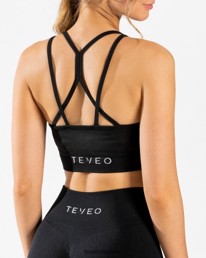 vêtements femmes TEVEO 40204P342 scrunch intemporel bh noir