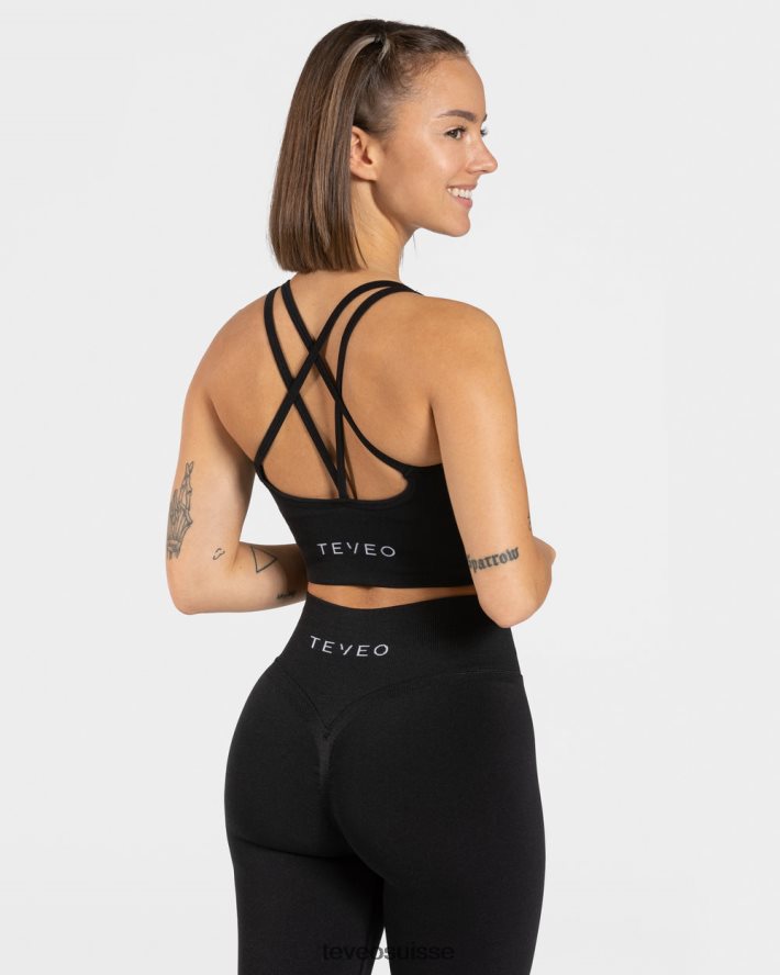 vêtements femmes TEVEO 40204P349 déclaration bh noir