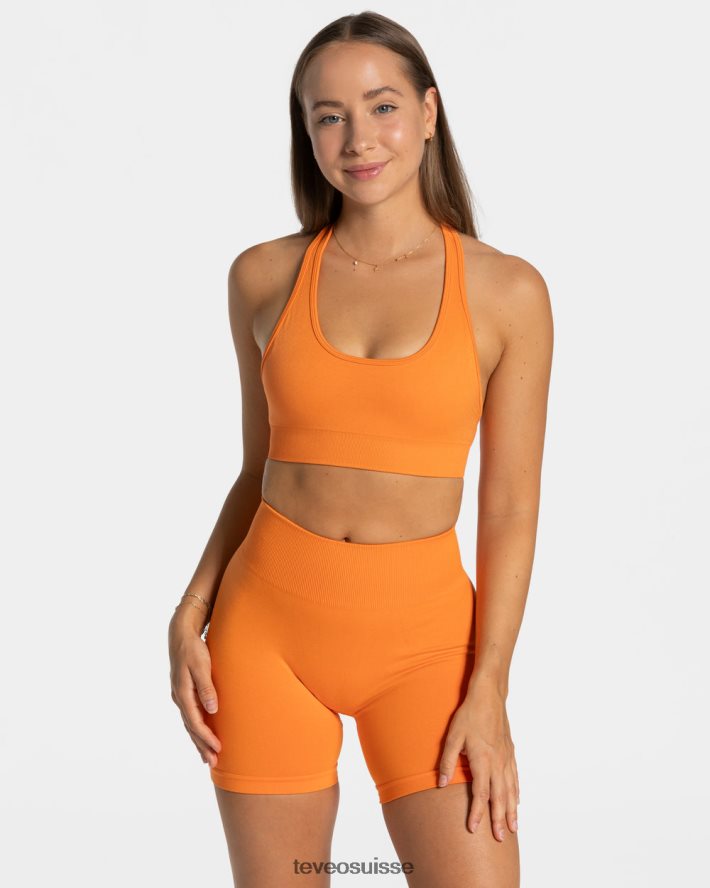 vêtements femmes TEVEO 40204P355 tour de cou de tous les jours bh orange