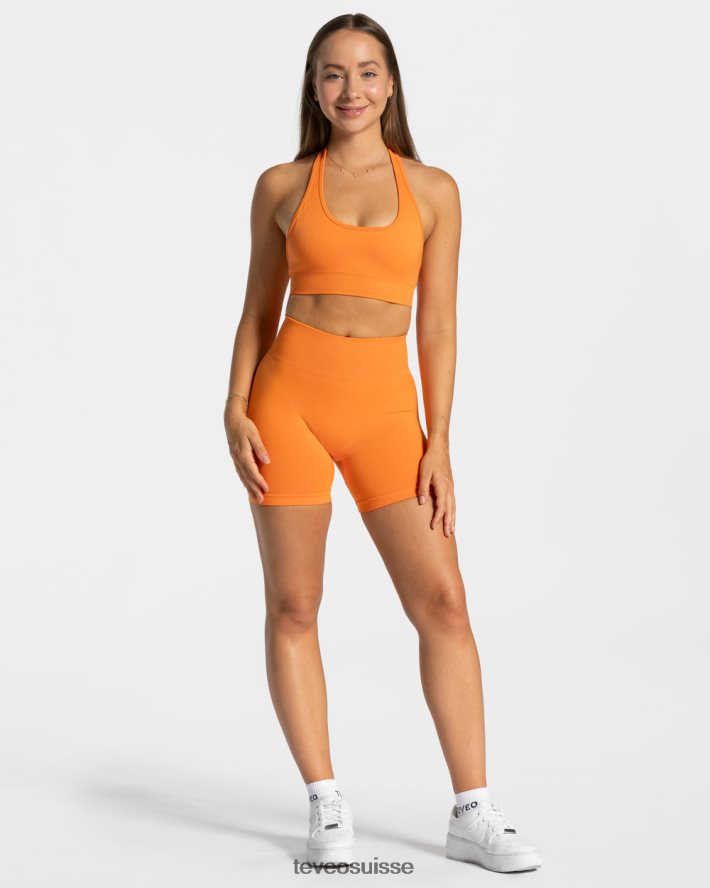vêtements femmes TEVEO 40204P355 tour de cou de tous les jours bh orange