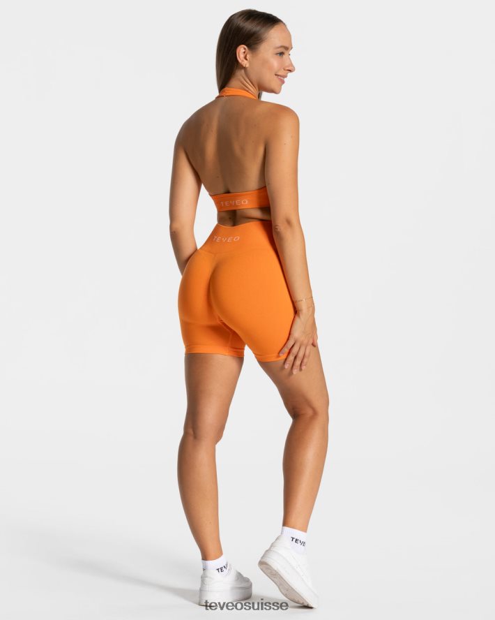 vêtements femmes TEVEO 40204P355 tour de cou de tous les jours bh orange