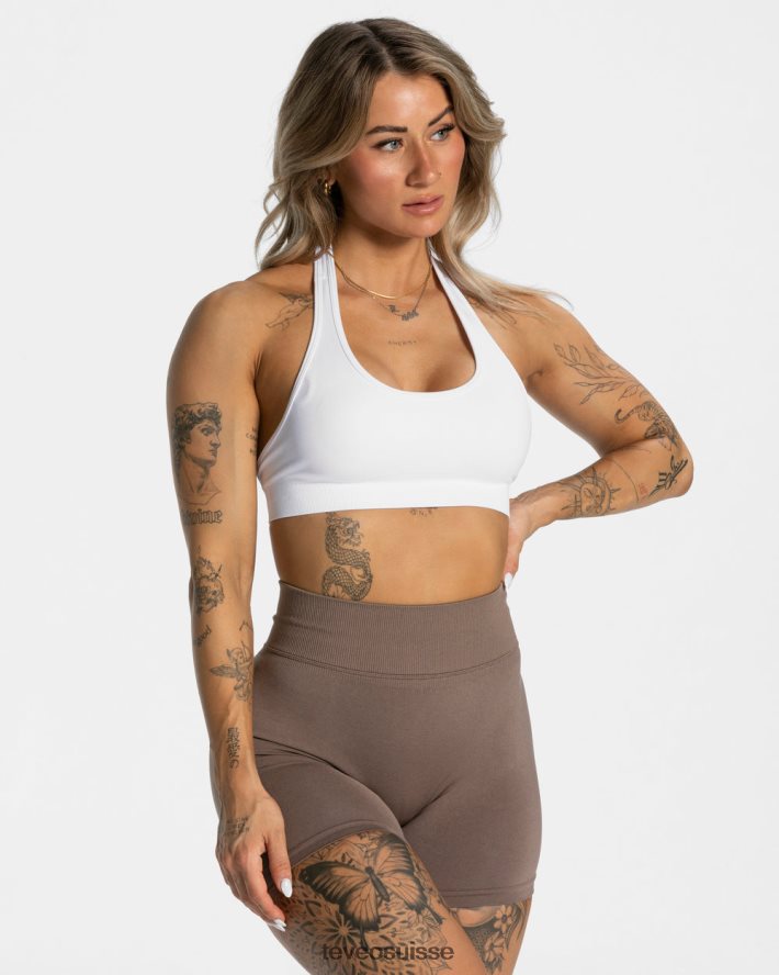 vêtements femmes TEVEO 40204P358 tour de cou de tous les jours bh blanc