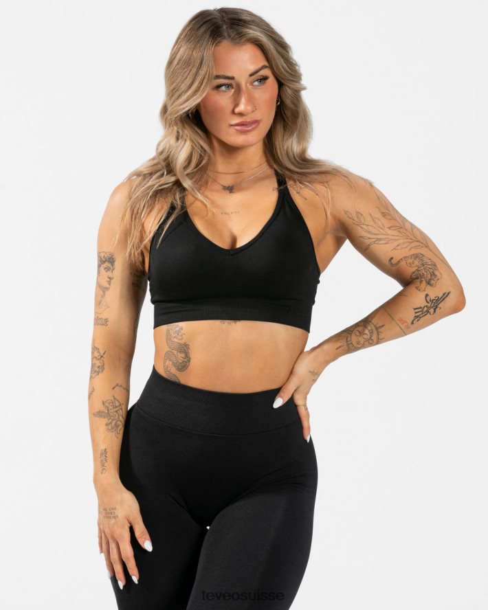 vêtements femmes TEVEO 40204P359 soutien quotidien bh noir